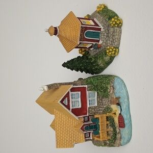 2/$15 Riverside Lodge & Bath House HSE6a HSE6b Liberty Falls Village ©1999